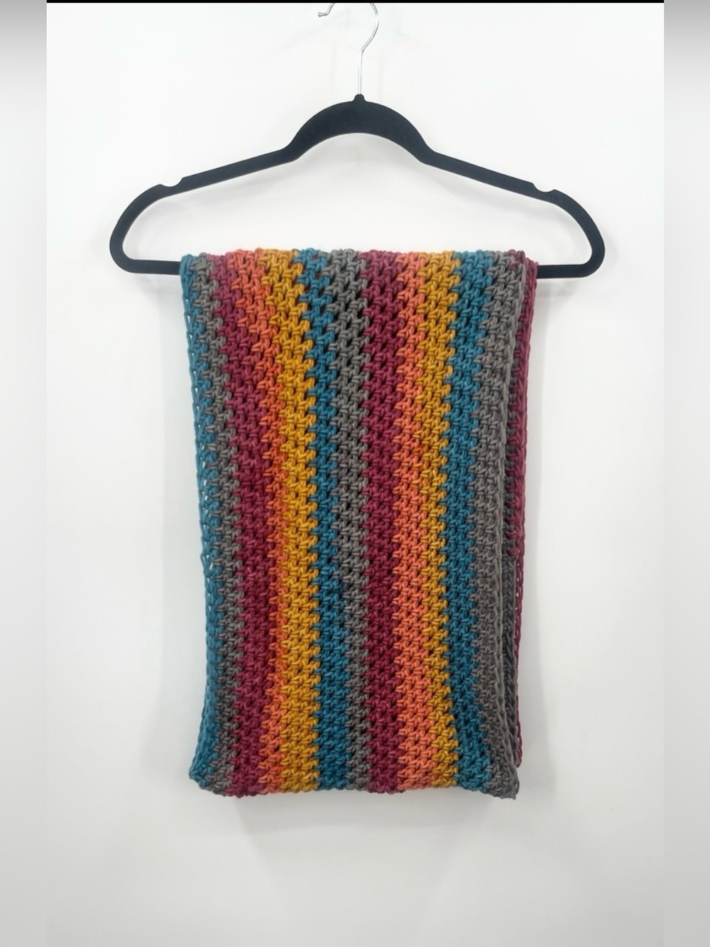 HANDMADE Multicolor Crochet Infinity Scarf - Women's Accessory - Picture 3 of 3